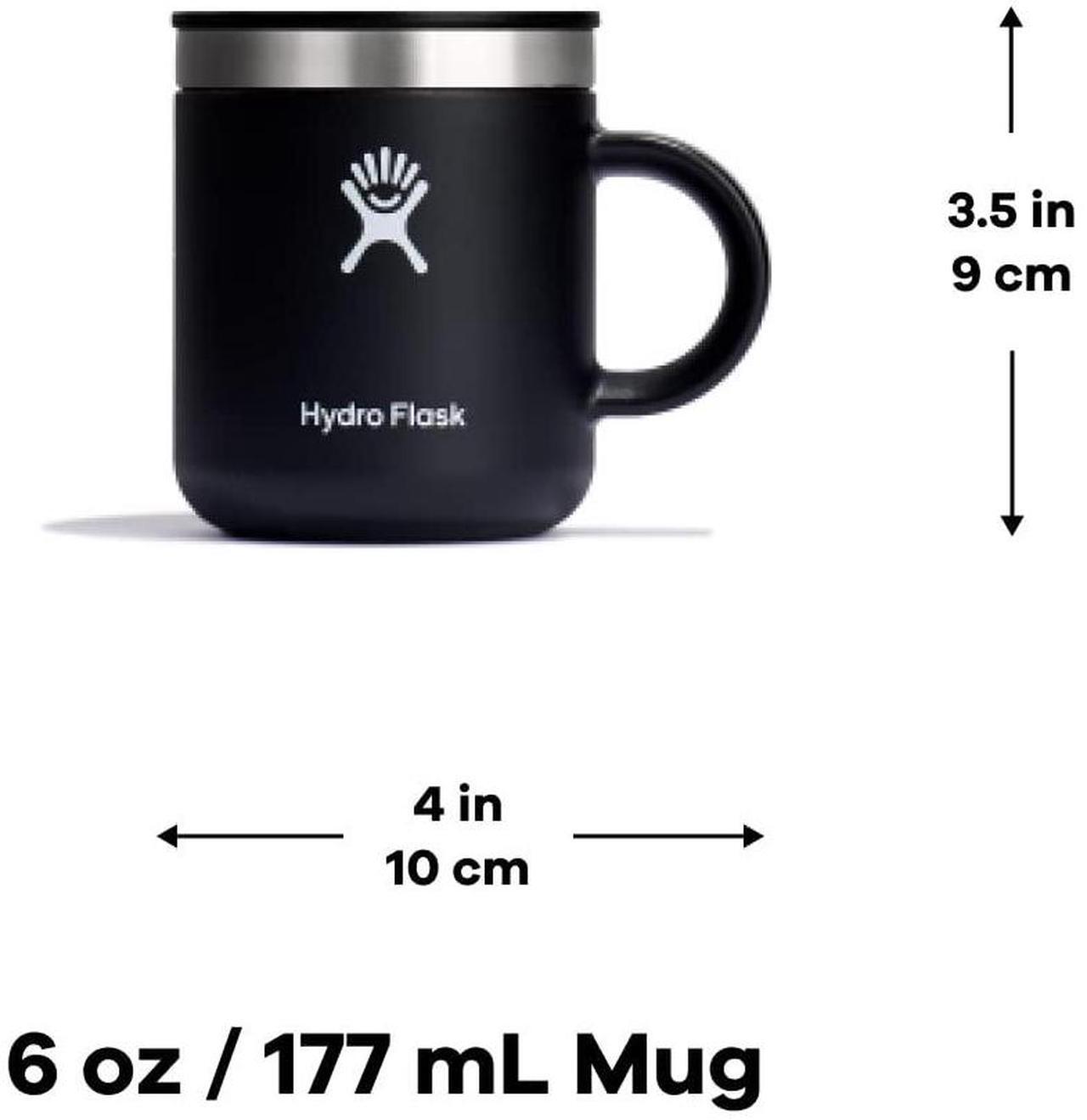 Alt view image 3 of 7 - Hydro Flask Stainless Steel Mug - Insulated Travel Portable Coffee Tumbler with Handle, 6 fl oz