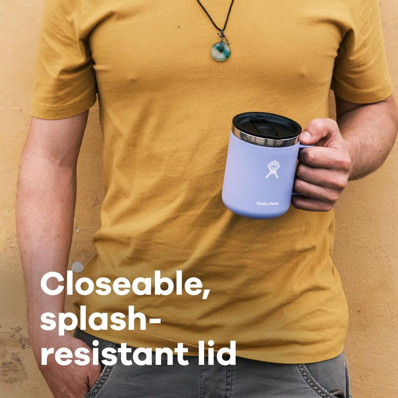 Alt view image 6 of 7 - Hydro Flask Stainless Steel Mug - Insulated Travel Portable Coffee Tumbler with Handle, 6 fl oz