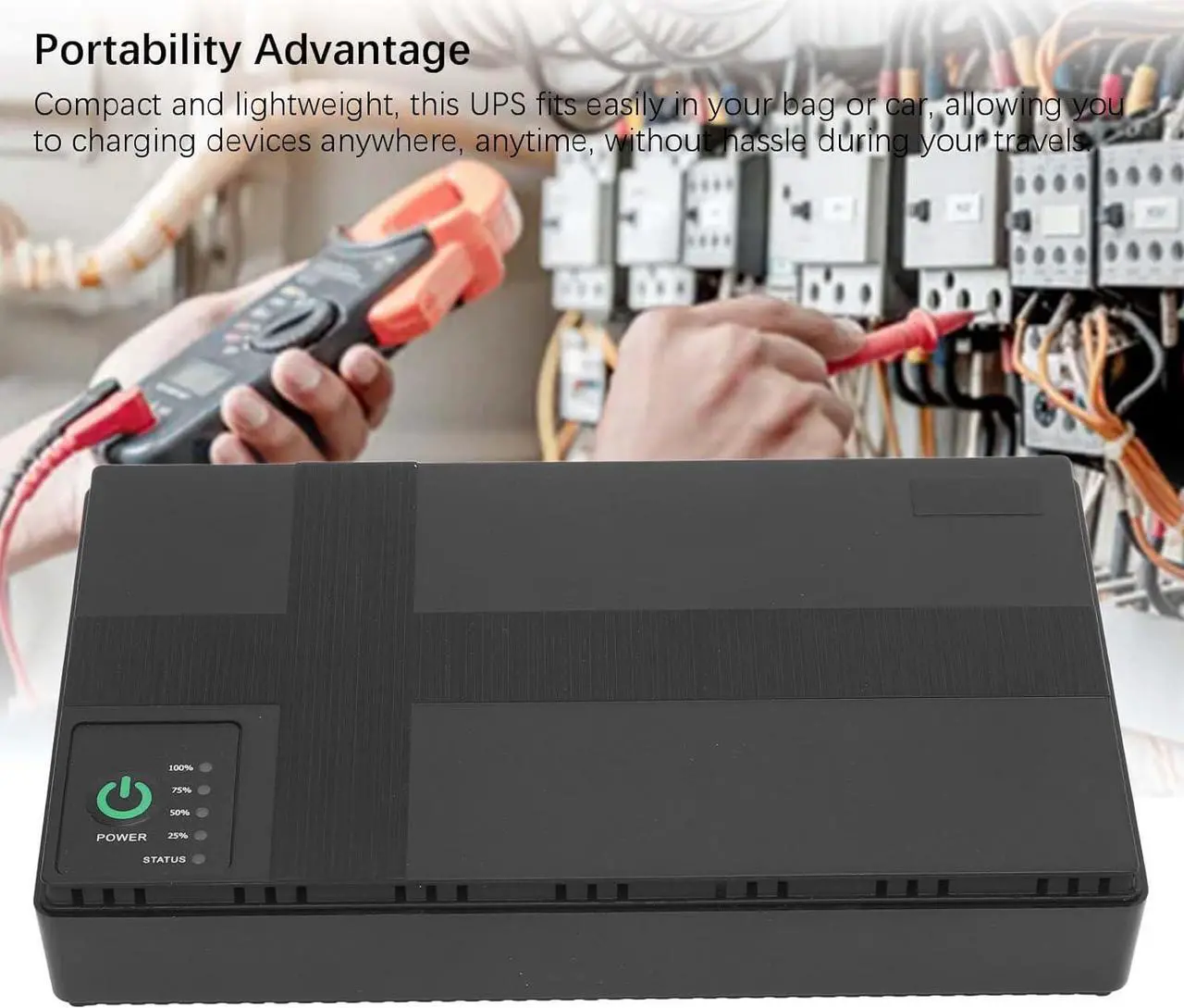 Alt view image 2 of 7 - UPS Battery Backup Comprehensive Safety Universal Compatibility Portability Advantage for Home and Travel