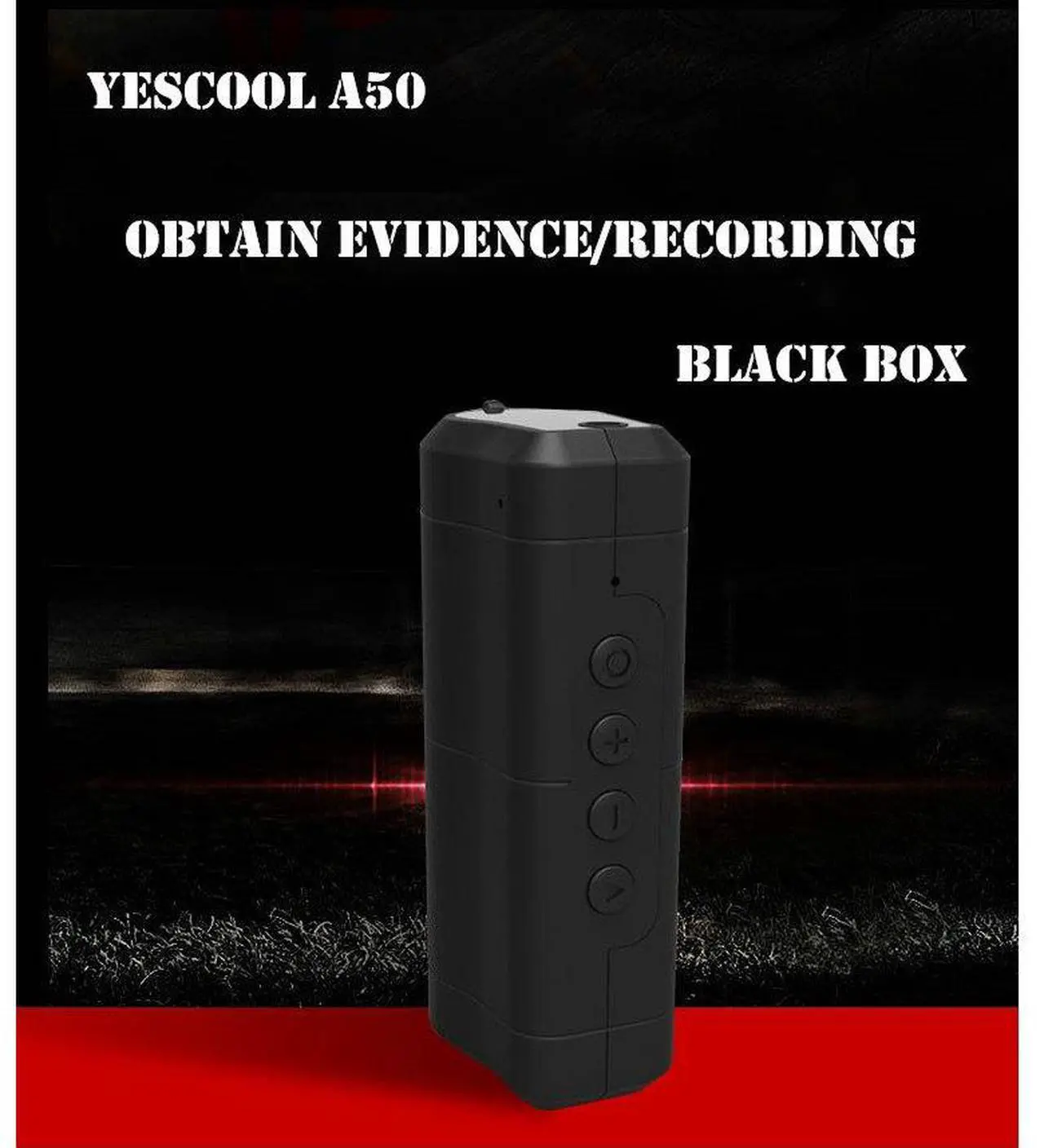 Alt view image 6 of 7 - Yescool A50 8GB Digital Voice Recorder Long Distance HD FM Transmitter Recording Audio Activated Data Encryption Professional Dictaphone