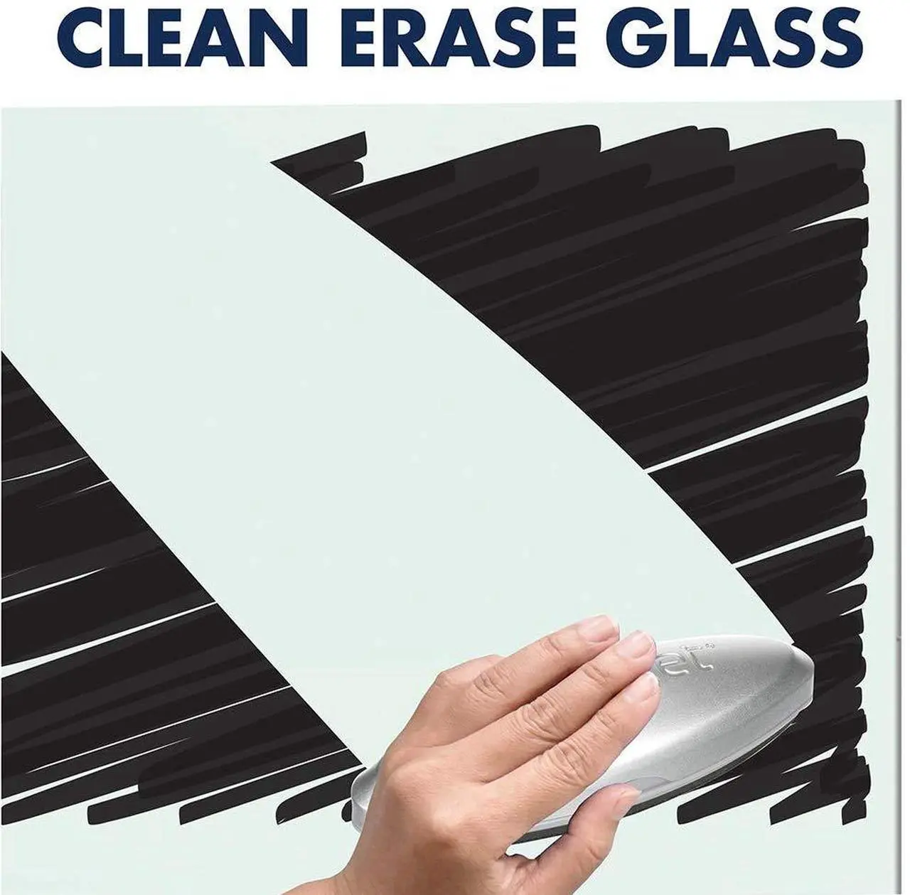 Alt view image 12 of 15 - Quartet G8548E Element Magnetic Glass Dry-erase Board, 85"W x 48"H