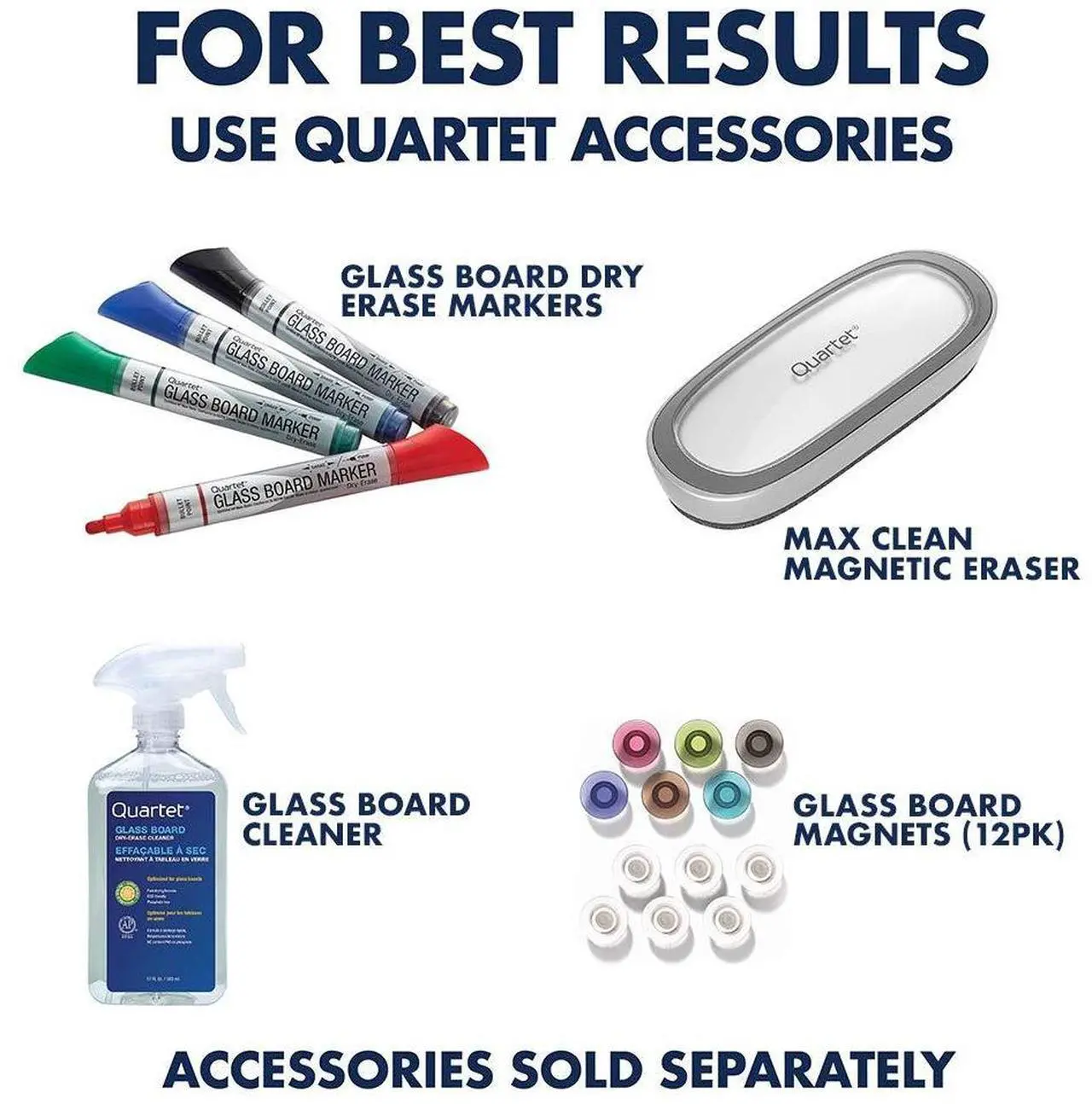 Alt view image 14 of 15 - Quartet G8548E Element Magnetic Glass Dry-erase Board, 85"W x 48"H