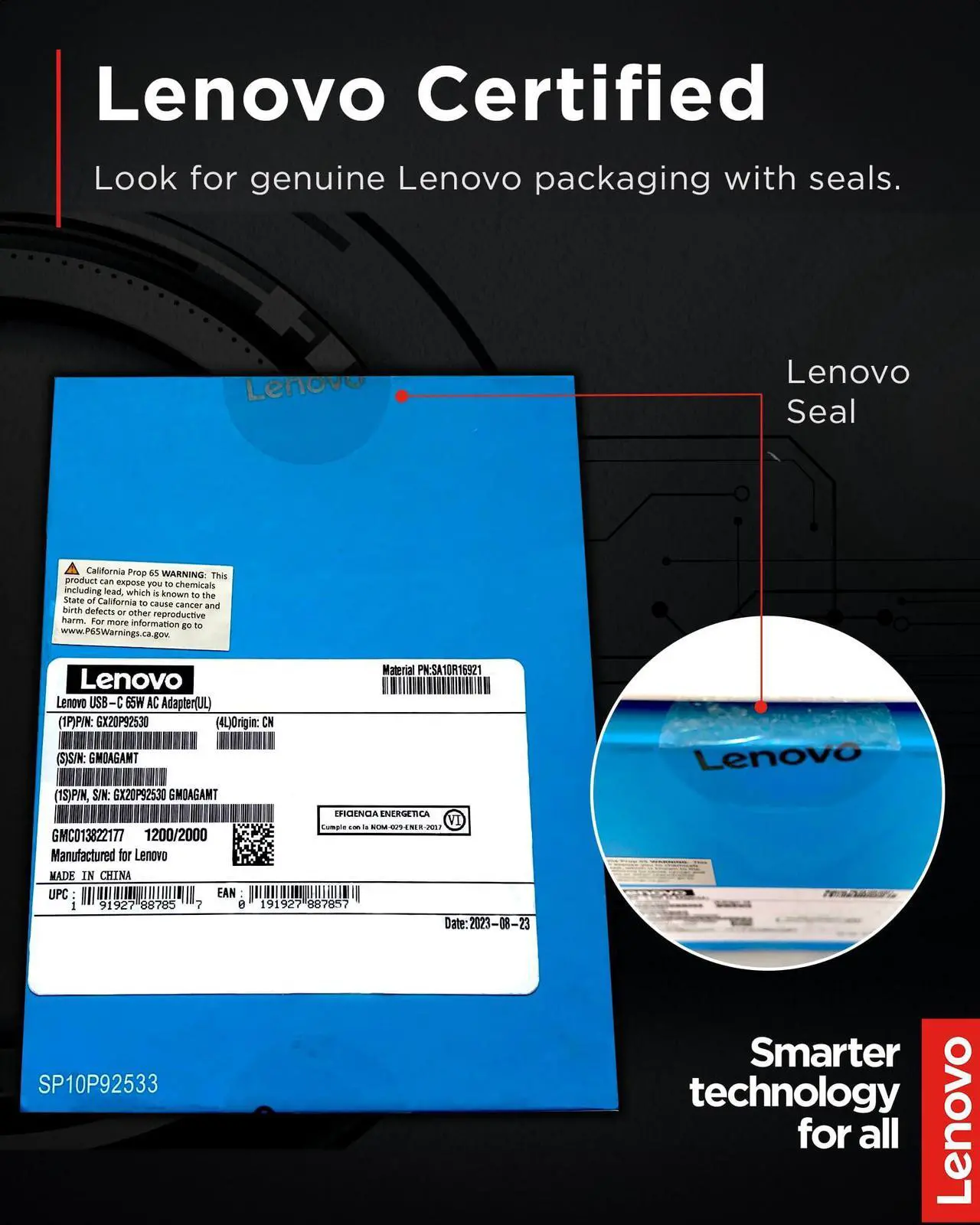 Alt view image 15 of 17 - Lenovo USB-C 65W Standard AC Adapter for Lenovo Yoga C930-13, Yoga 920-13, Yoga 730-13, IdeaPad 730s-13