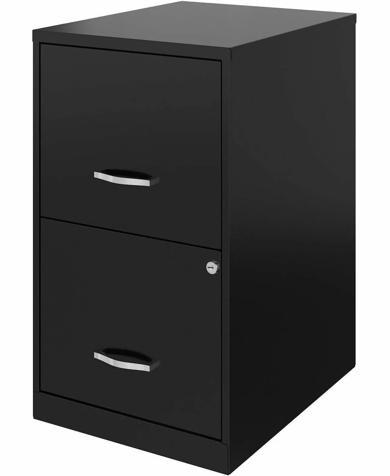 Alt view image 3 of 8 - Lorell 14341 18 Deep 2-Drawer File Cabinet, Black