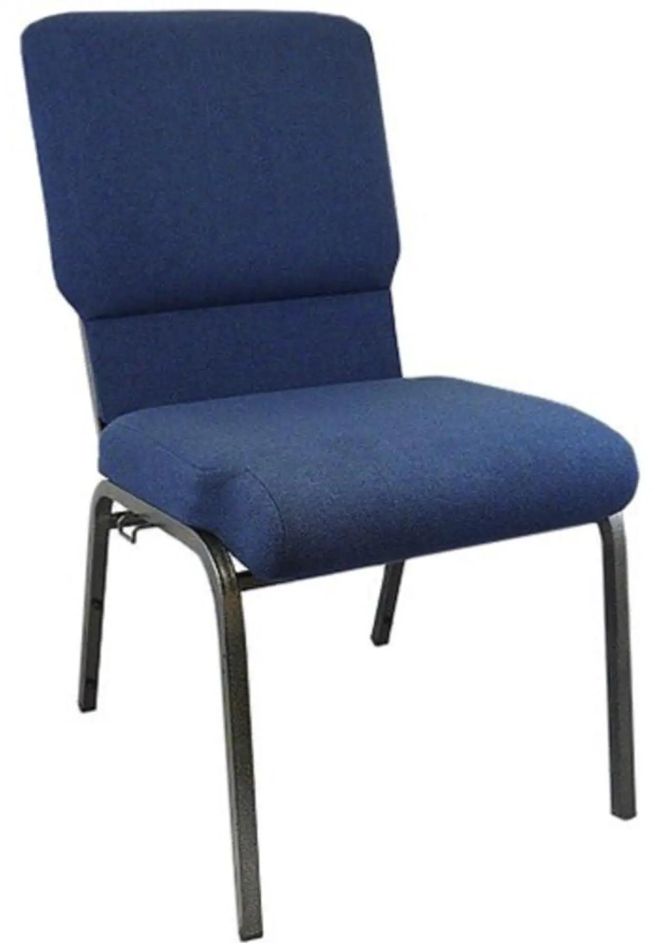 Alt view image 7 of 8 - Advantage Navy Church Chairs 18.5 in. Wide