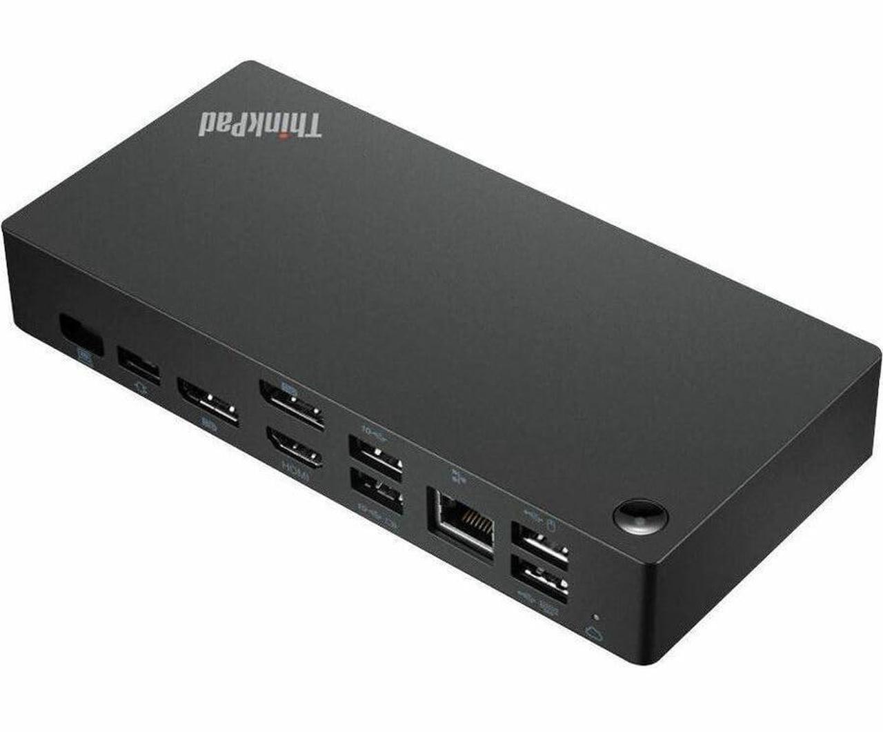 Alt view image 17 of 20 - Lenovo ThinkPad 40BN Docking Station - for Notebook/Monitor - Charging Capability - 135 W - USB Type C - 2 Displays Supported - 4K @ 60Hz, 4K UHD, 4K - 3840 x 2160 - 6 x USB Ports - 2 x USB 2.0 - 5 x