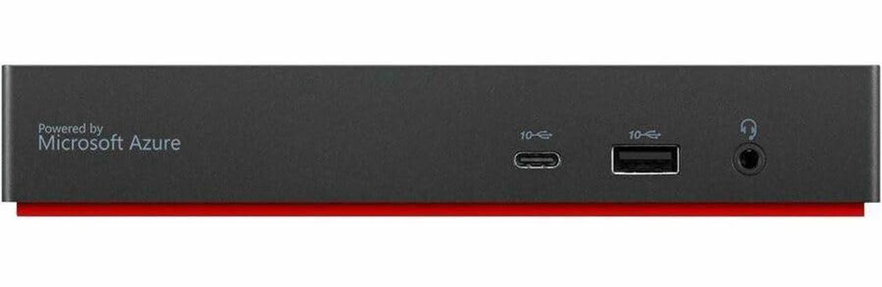 Alt view image 18 of 20 - Lenovo ThinkPad 40BN Docking Station - for Notebook/Monitor - Charging Capability - 135 W - USB Type C - 2 Displays Supported - 4K @ 60Hz, 4K UHD, 4K - 3840 x 2160 - 6 x USB Ports - 2 x USB 2.0 - 5 x