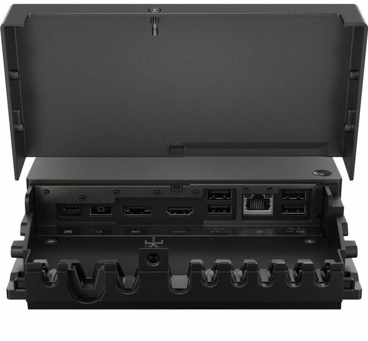 Alt view image 20 of 20 - Lenovo ThinkPad 40BN Docking Station - for Notebook/Monitor - Charging Capability - 135 W - USB Type C - 2 Displays Supported - 4K @ 60Hz, 4K UHD, 4K - 3840 x 2160 - 6 x USB Ports - 2 x USB 2.0 - 5 x