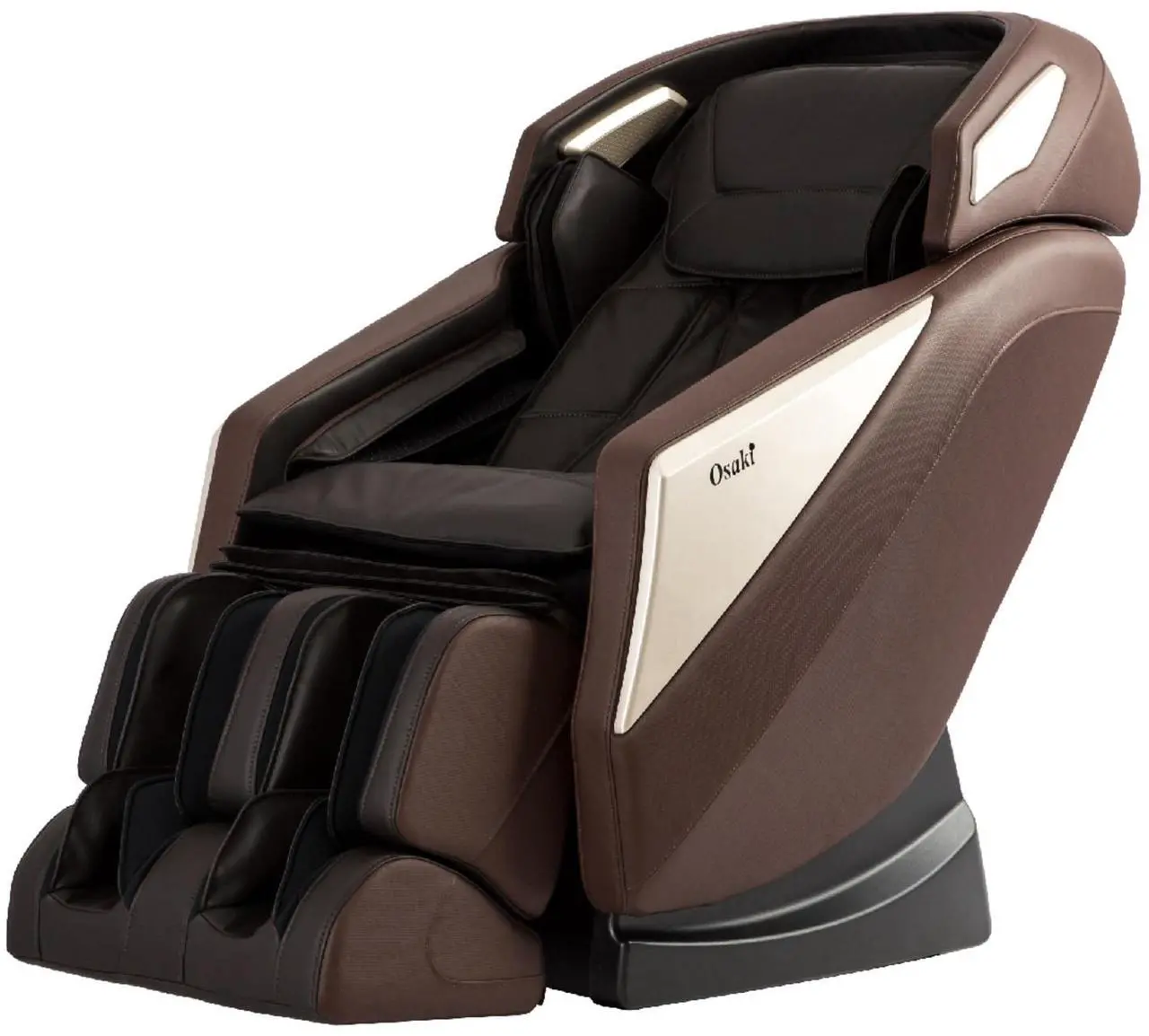 Alt view image 2 of 5 - Osaki Pro Zero Gravity Massage Chair L-Track Full Body Scan OS-Omni, Brown