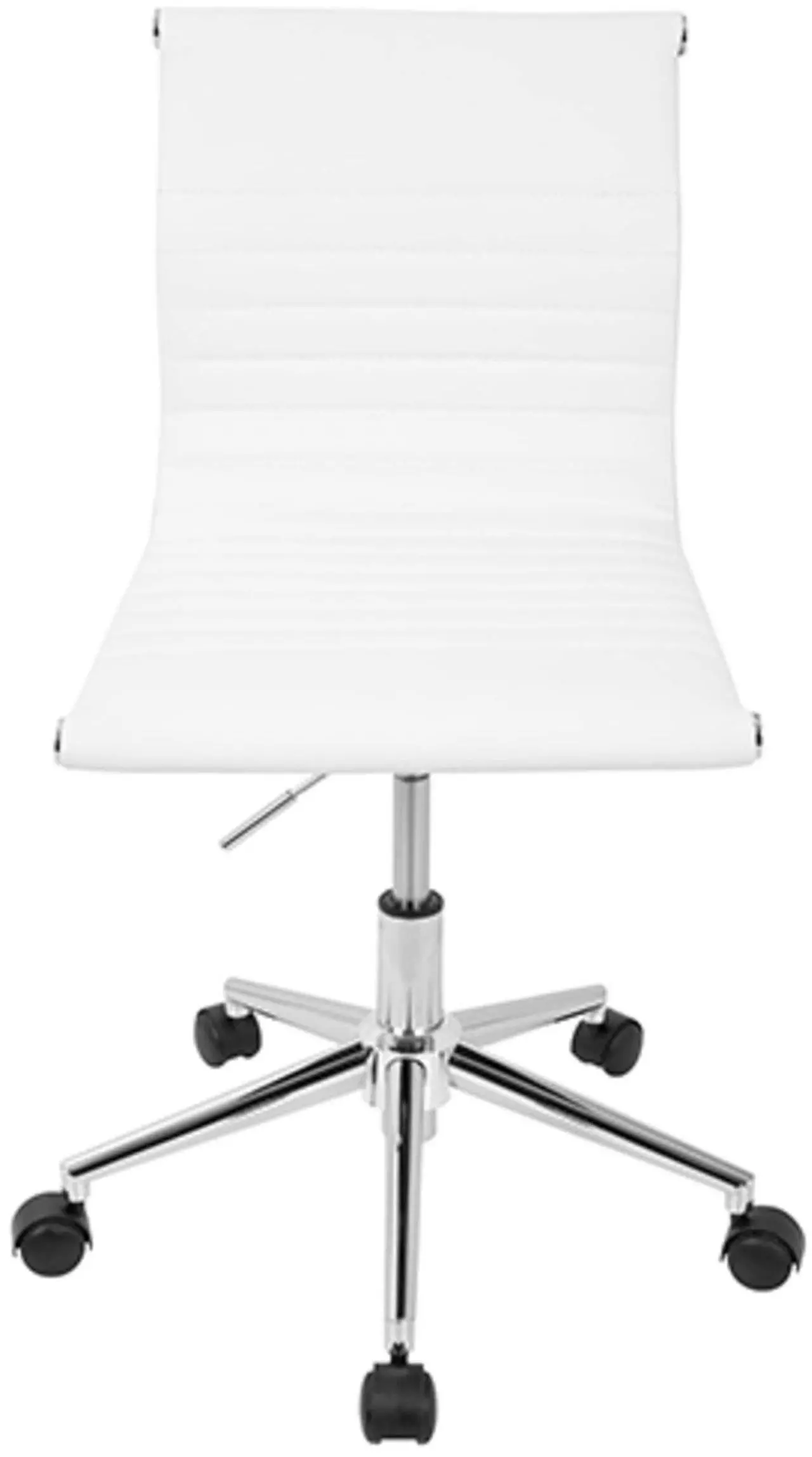Alt view image 16 of 17 - Master Armless Adjustable Task Chair in White