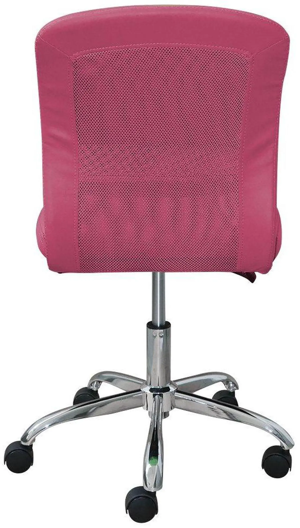 Alt view image 5 of 7 - Serta Essentials Computer Chair, Teamwork Pink Faux Leather and Mesh