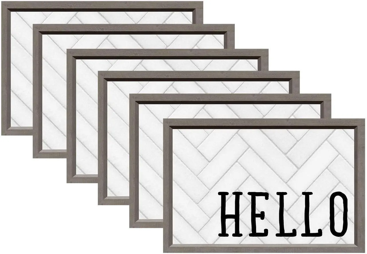 Alt view image 8 of 9 - Teacher Created Resources Modern Farmhouse Hello Postcards 30 Per Pack 6 Packs (TCR8530-6)