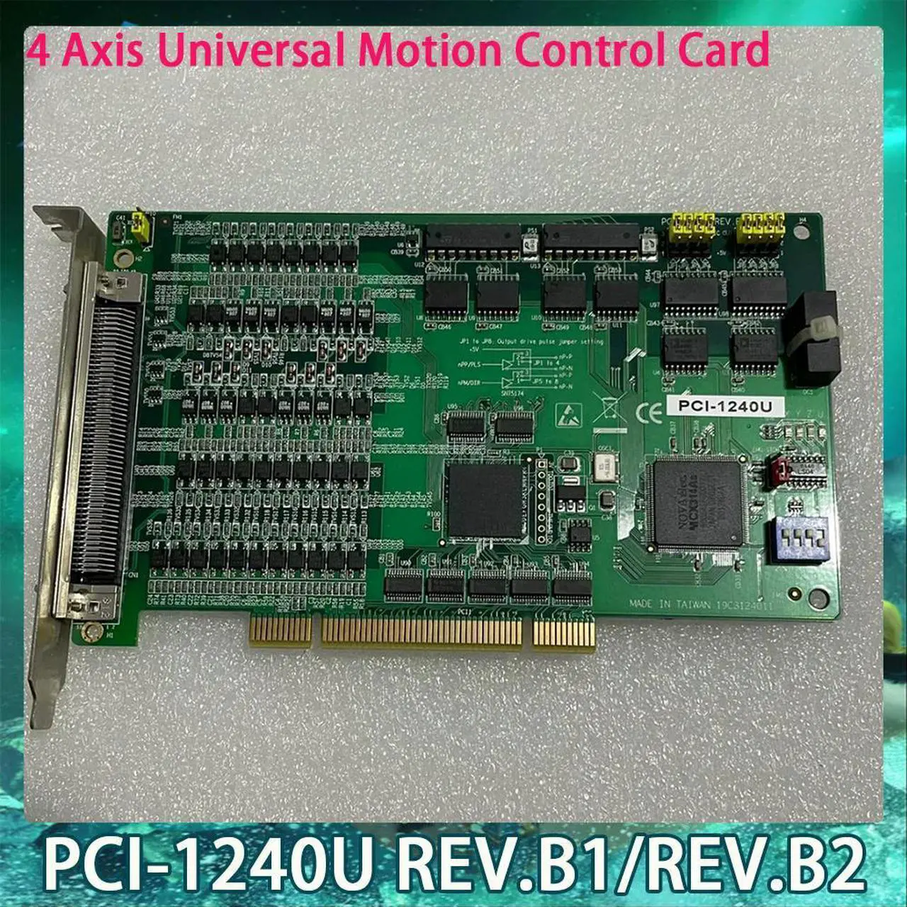 Alt view image 2 of 6 - PCI-1240U REV.B1 REV.B2 4 Axis Universal Motion Control Card For Advantech
