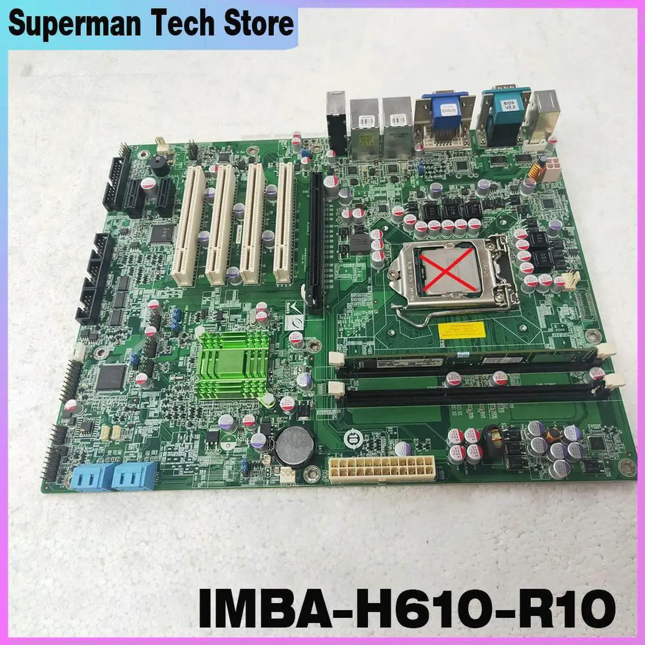 Alt view image 2 of 3 - IMBA-H610-R10 Industrial Computer Motherboard For IEI