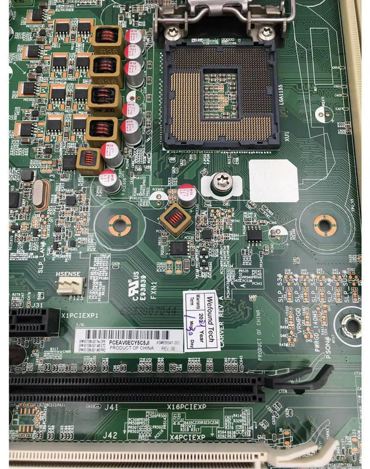 Alt view image 4 of 4 - Desktop Motherboard For 8300 ELITE CMT Q77 657096-001 656941-001 Test Good