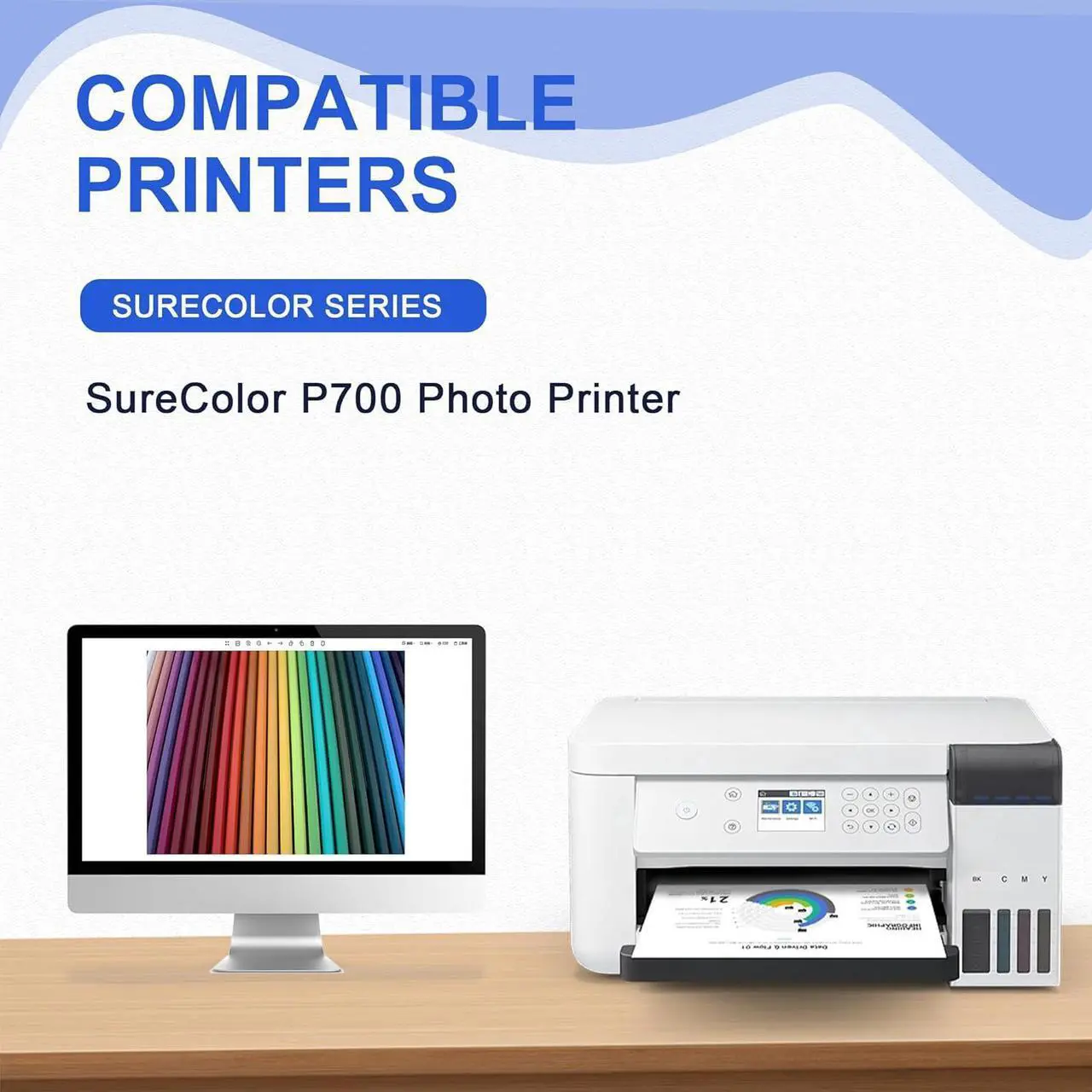 Alt view image 3 of 7 - Ennovor High Yield 770 P700 T770 Ink Cartridges 10 Pack for T770020 T770120 T770220 T770320 T770420 T770520 T770620 T770720 T770820 T770920 Ink Replacement for SureColor P700 SC-P700 Printer