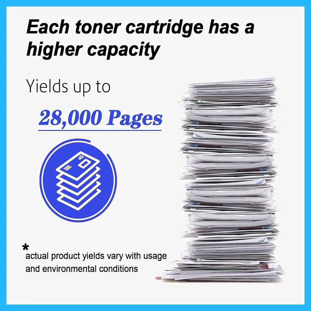 Alt view image 3 of 4 - Ennovor TN328 TN-328 Black Toner Cartridge TN328K AAV8130 AV8150 Replacement for Konica Minolta Bizhub 300i 360i 250i7130i 550i 650i 450i 750i C361i c251i c301i C451i c551iC651i Printers