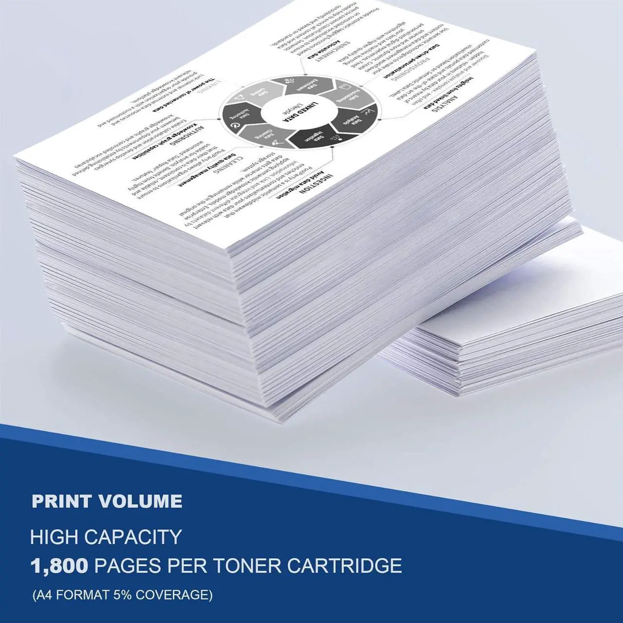 Alt view image 3 of 6 - Ennovor CF217A 17A Black Toner Cartridge Replacement for HP 17A Toner Cartridge Works with Laser Pro MFP M130fn M130fw M130a M130nw; Laser Pro M102a M102w Printer Ink (Black, 4-Pack)