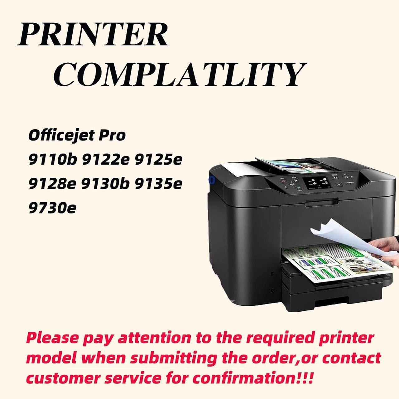 Alt view image 2 of 7 - Ennovor 936XL 936 Compatible Ink Cartridge Replacement for HP 936e for HP Officejet Pro 9110b 9122e 9125e 9128e 9130b 9135e 9730e Printer,Black+Color