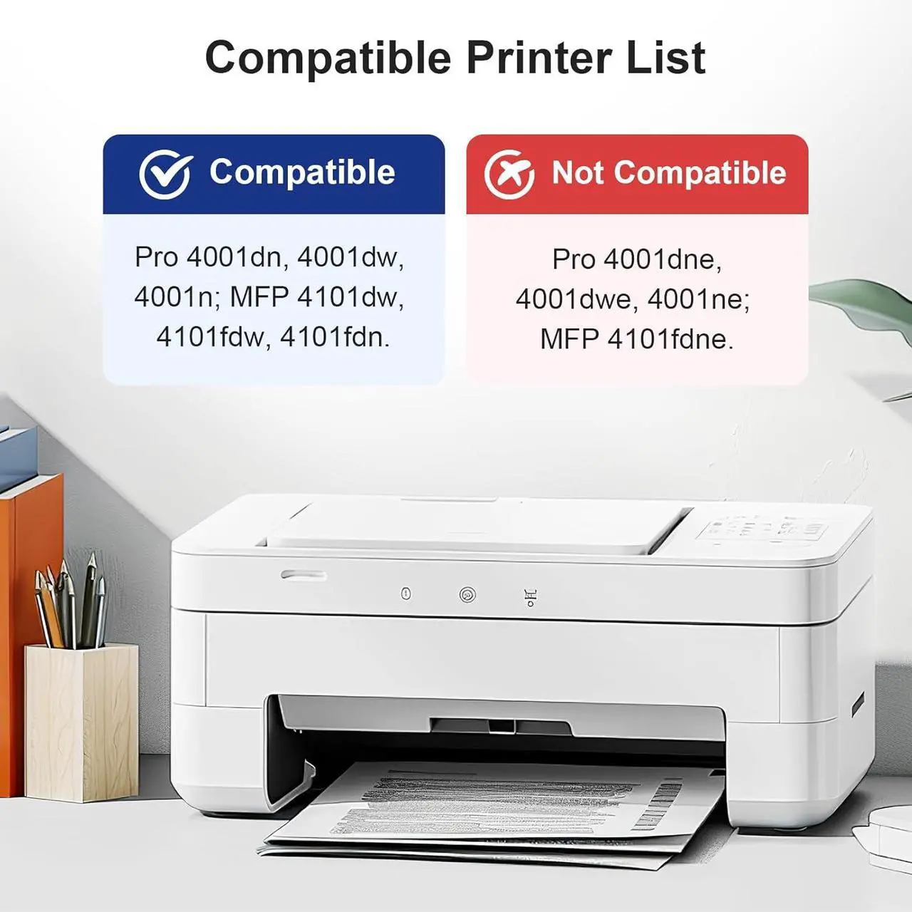 Alt view image 2 of 7 - Ennovor INKCLOUD 148X Black Toner Cartridges 2 Pack with Chip and Upgrade Device Compatible Replacement for 148A 148X W1480X for HP Pro MFP 4101fdw 4101fdn 4101dw, Pro 4001n 4001dn 4001dw