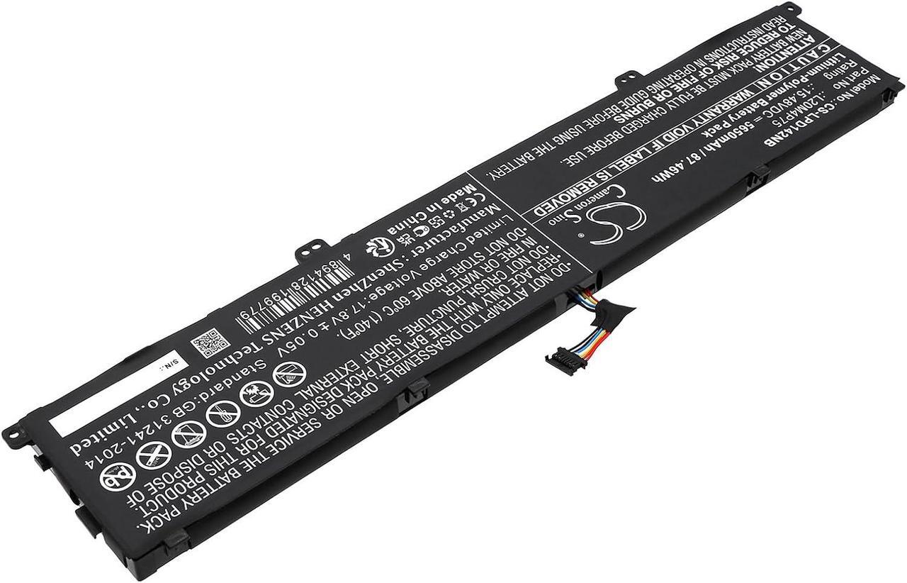 Alt view image 2 of 5 - AQQXING New Rechargeable Battery for ThinkPad P1 Gen 4 20Y30002IX, ThinkPad P1 Gen 4 20Y30005MB, ThinkPad X1 Extreme Gen 5 21DE (5650mAh) 5B11B79217, 5B11B79218, 5M11E25313, L20D4P75, L20M4P75