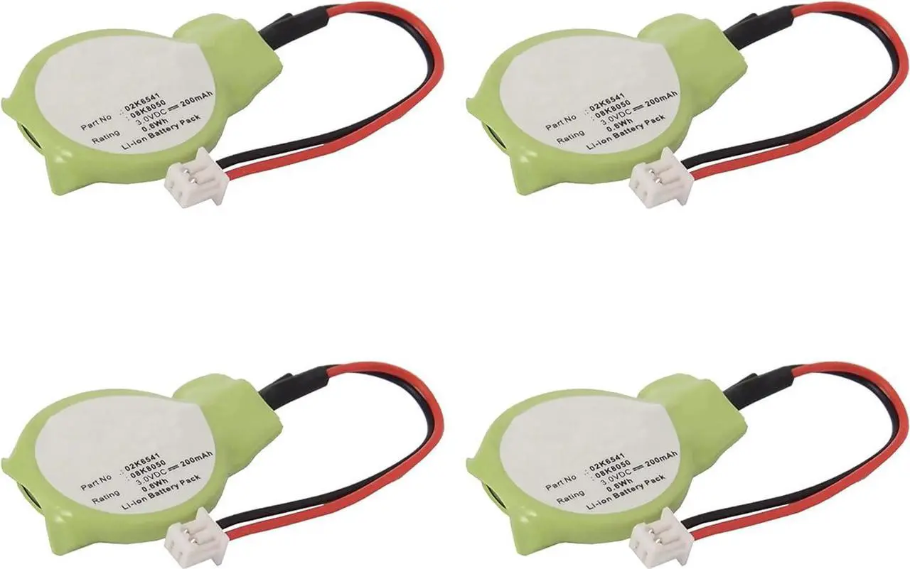 Main image of Synergy Digital CMOS/BIOS Batteries, Compatible with IBM ThinkPad 2655-27A CMOS/BIOS, (Li-Ion, 3V, 200 mAh), Replacement for Evesham 02K6541 Battery, Combo-Pack Includes: 4 x SDBU-L6915 Batteries