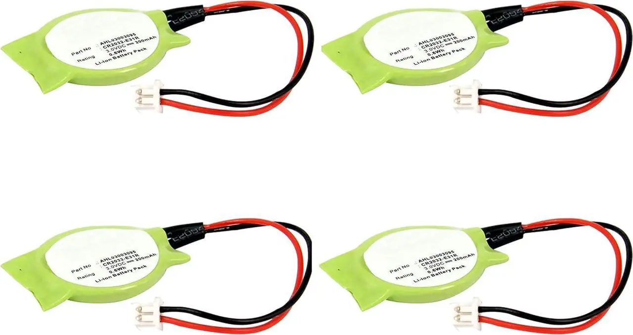 Main image of Synergy Digital CMOS/BIOS Batteries, Compatible with HP Pavilion dv6103TX CMOS/BIOS, (Li-Ion, 3V, 200 mAh), Replacement for Compaq AHL03002111 Battery, Combo-Pack Includes: 4 x SDBU-L6907 Batteries