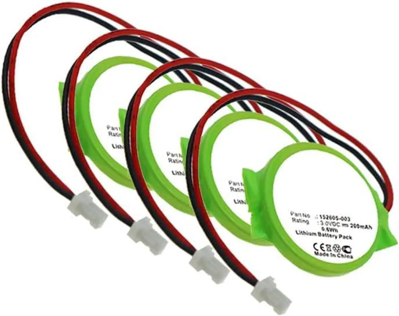 Main image of Synergy Digital CMOS/BIOS Batteries, Compatible with HP Pavilion DV3500 CMOS/BIOS, (Li-Ion, 3V, 75 mAh), Replacement for Compaq 152605-003 Battery, Combo-Pack Includes: 4 x SDBU-L6908 Batteries