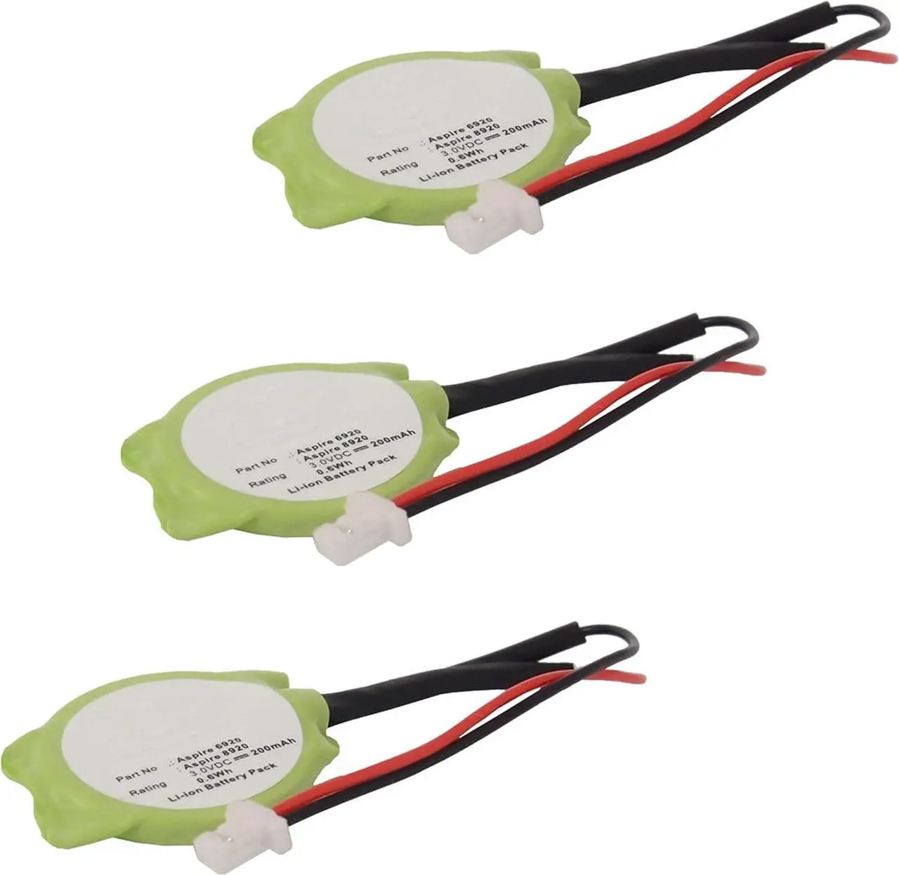 Main image of Synergy Digital CMOS/BIOS Batteries, Compatible with Panasonic Toughbook CF-C1 CMOS/BIOS, (Li-Ion, 3V, 200 mAh), Replacement for Acer 02k6486 Battery, Combo-Pack Includes: 3 x SDBU-L6902 Batteries