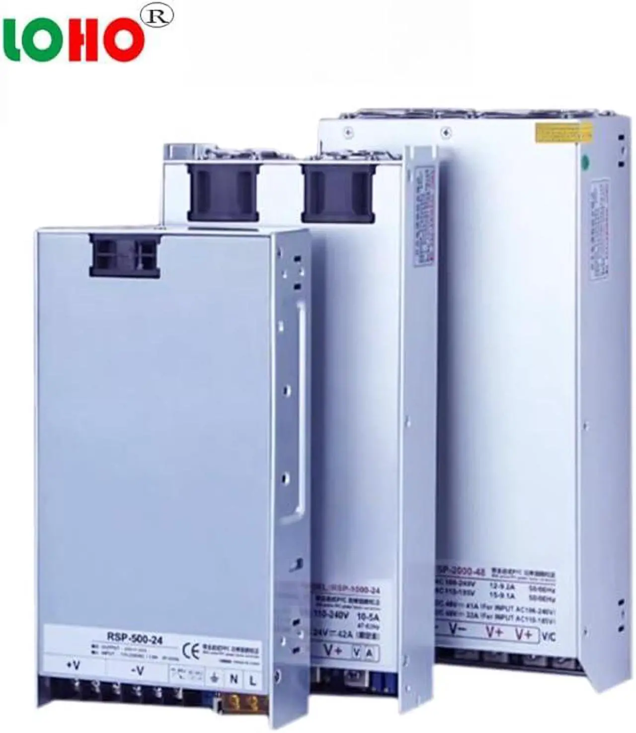 Alt view image 6 of 7 - 0~300V Regulable Switching Power Supply 2000W 48V 24V 1000W 110V 150V 2500W with PFC Function AC110-240V to DC Power Supply RSP-2500W for Industrial quipment (0~150Votls, 2000 Watts, PFC 800W~3000W)