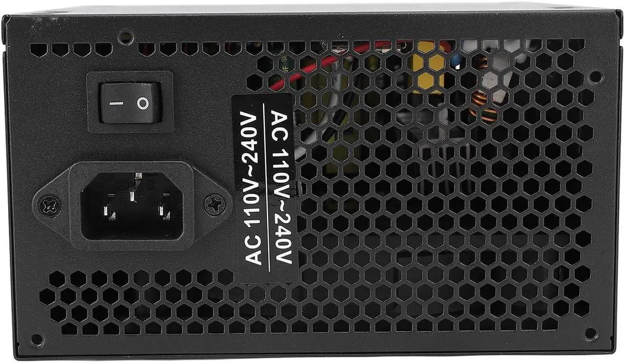 Alt view image 3 of 7 - Smart 500W ATX Power Supply, Certified PSU, 12cm Continuous Power with Ultra Quiet Cooling Fan, ATX 12V Double Core Platform Desktop Computer Power Supply