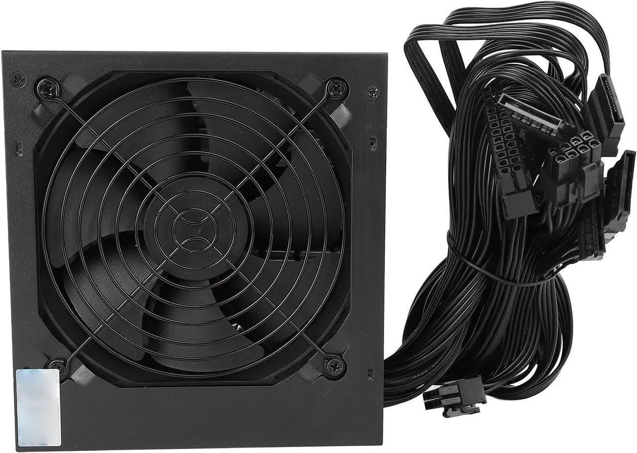 Alt view image 5 of 7 - Smart 500W ATX Power Supply, Certified PSU, 12cm Continuous Power with Ultra Quiet Cooling Fan, ATX 12V Double Core Platform Desktop Computer Power Supply