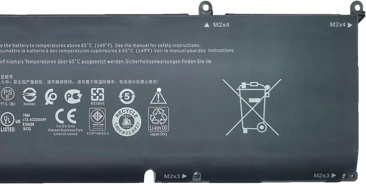 Alt view image 3 of 5 - 69KF2 Laptop Battery 86Wh Compatible with Dell Alienware M15 R3 / M15 R4 / M15 R5 / M15 R6 / M15 R7 / M16 R1 / M17 R3 / M17 R4 / Precision 5550 5560 5570 / XPS 9500 9510 9520 Series 8FCTC 70N2F