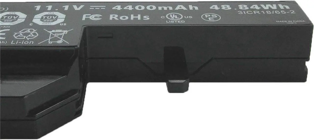 Alt view image 2 of 5 - W650BAT-6 6-87-W650-4E42 6-87-W650S-4D4A3 Laptop Battery Replacement for Clevo W650 W650S W650SC W650SH W650SJ W650SR W650SZ W670SJQ Hasee K610C K650D K570N K710C K590C K750D(11.1V 48.84Wh)