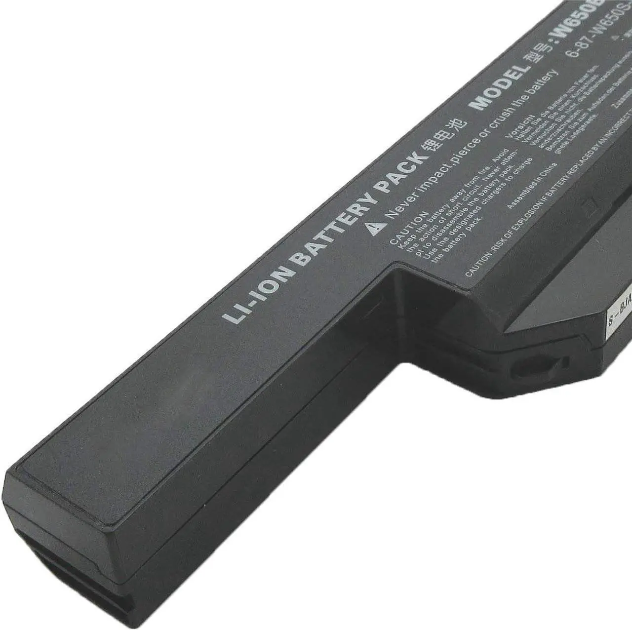 Alt view image 3 of 5 - W650BAT-6 6-87-W650-4E42 6-87-W650S-4D4A3 Laptop Battery Replacement for Clevo W650 W650S W650SC W650SH W650SJ W650SR W650SZ W670SJQ Hasee K610C K650D K570N K710C K590C K750D(11.1V 48.84Wh)
