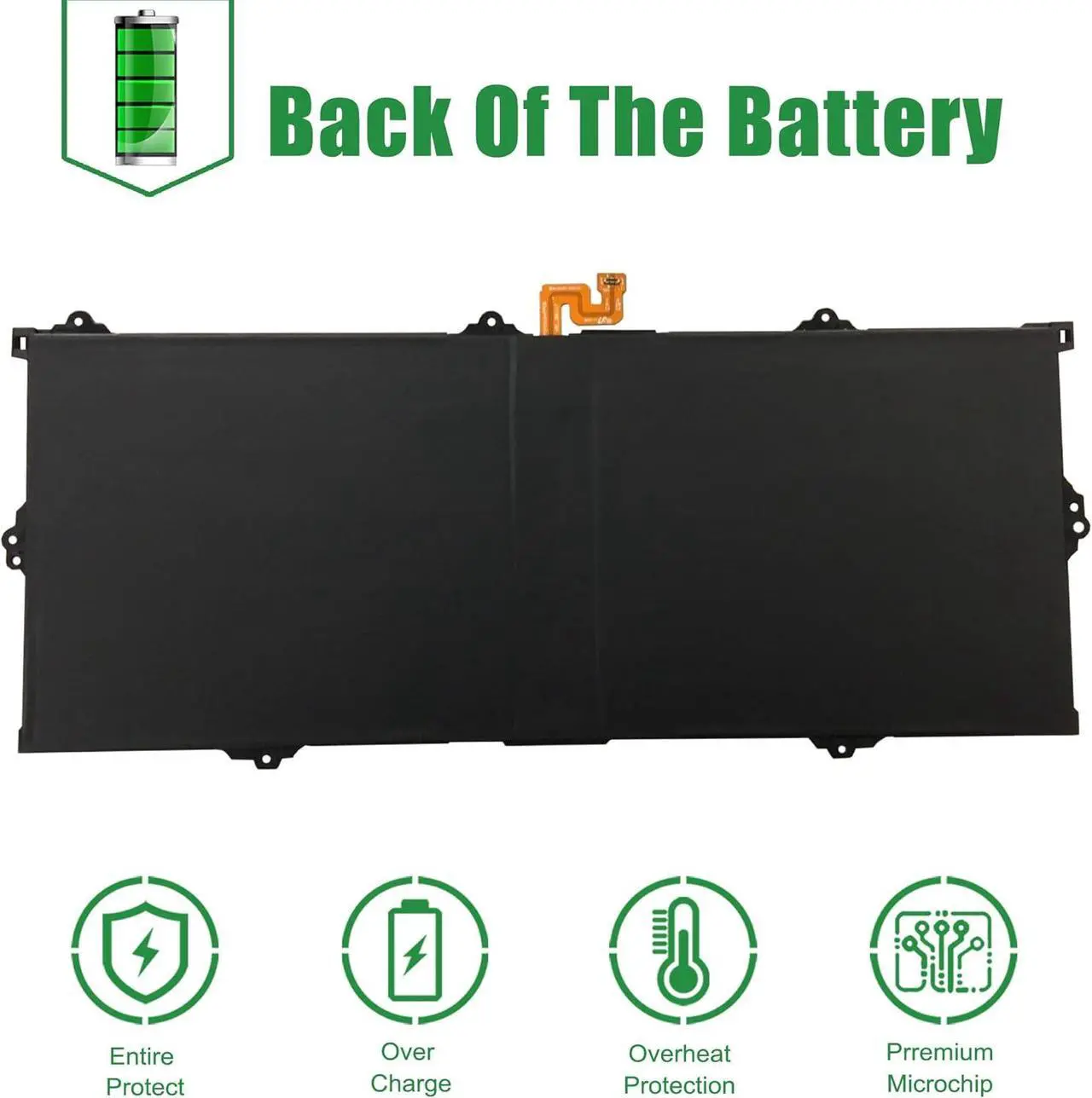 Alt view image 6 of 6 - AA-PBAN2HE Laptop Battery Replacement for Samsung Galaxy Book Go 340XDA NP340XLA Series Notebook Black 7.72V 42.3Wh 5480mAh