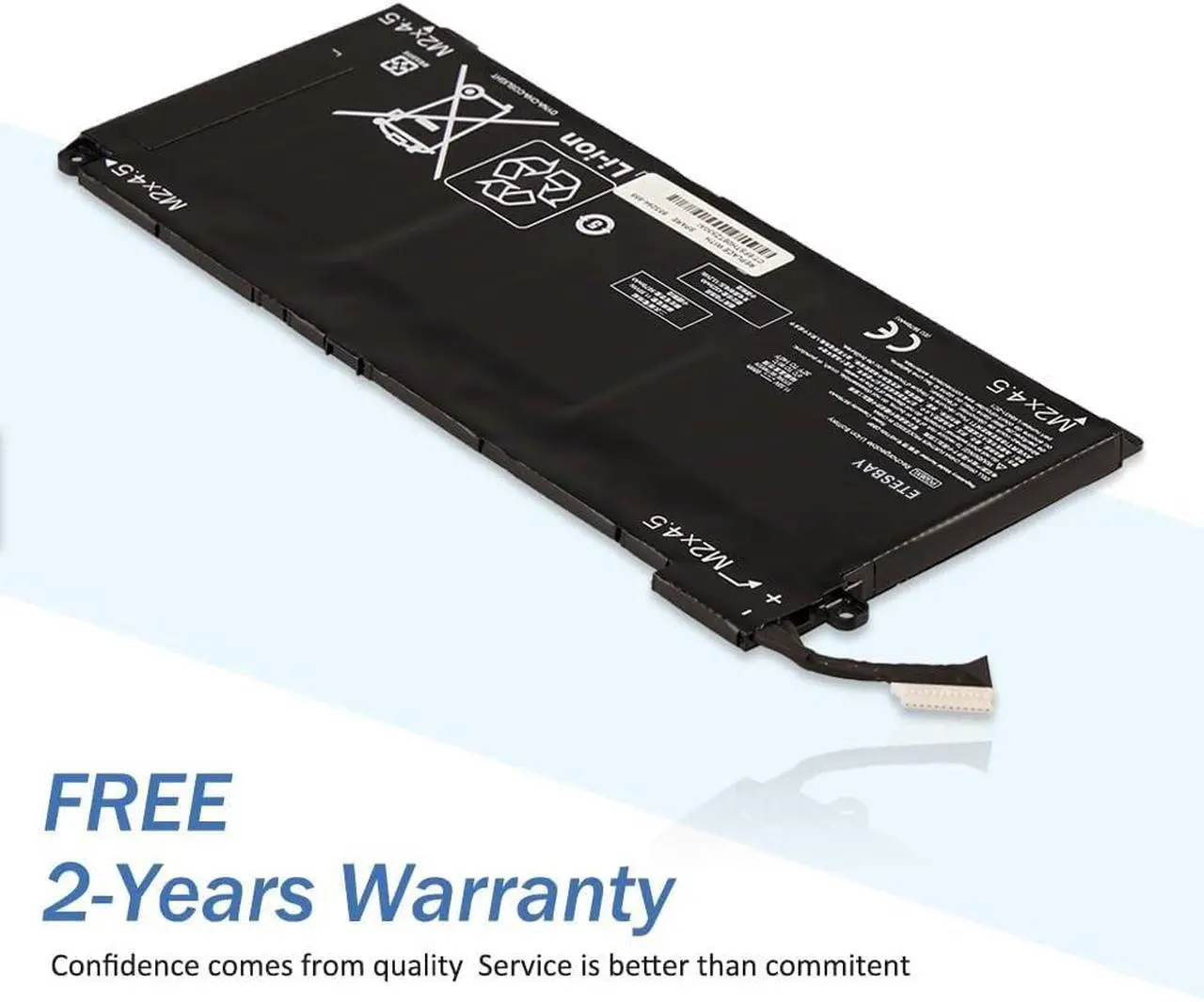 Alt view image 5 of 7 - PG06XL Laptop Battery Compatible with HP OMEN 15T-DH000 15T-DH100 15-DH1025TX 15-DH1019NR HSTNN-DB9F L48497-005 L48431-2C1 11.55V 69WH/5974mAh