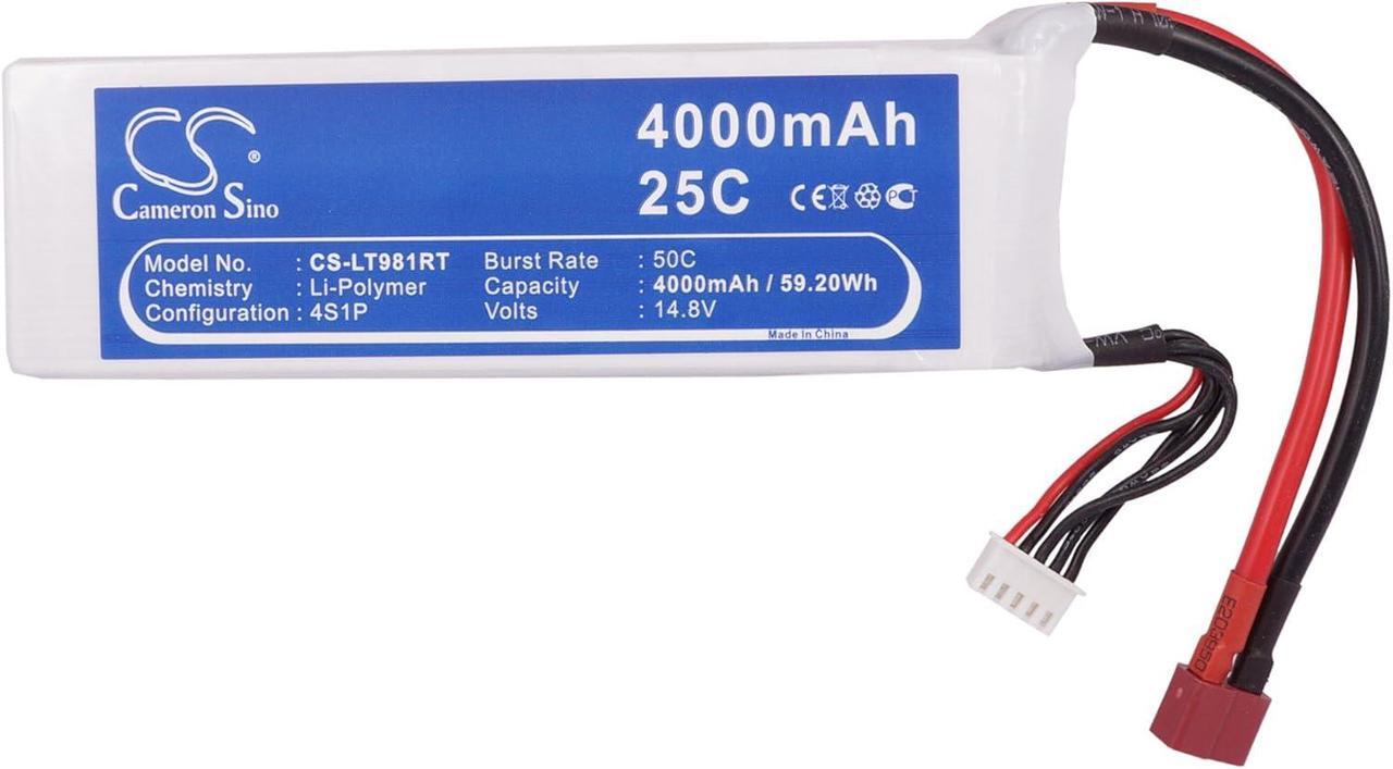 Alt view image 5 of 5 - Replacement Battery Compatible for RC CS-LT981RT (4000mAh/14.8V), CS-LT981RT Battery