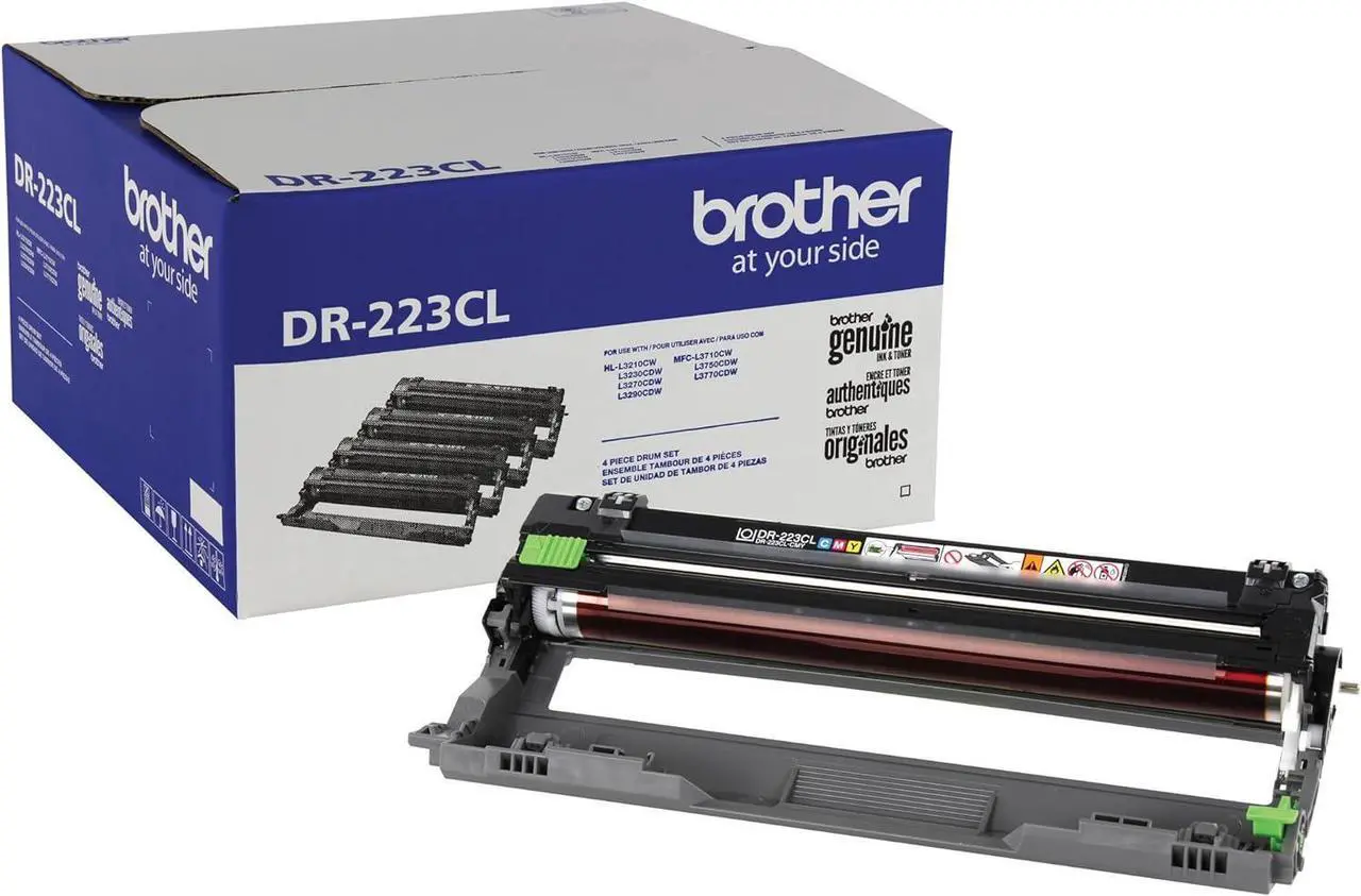 Main image of Brother Genuine -Drum Unit, DR223CL, Seamless Integration, Yields Up to 18,000 Pages,Black