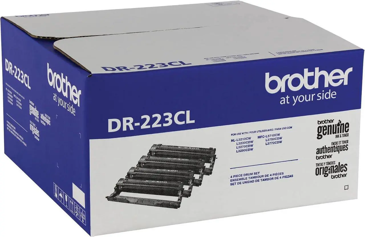 Alt view image 3 of 7 - Brother Genuine -Drum Unit, DR223CL, Seamless Integration, Yields Up to 18,000 Pages,Black