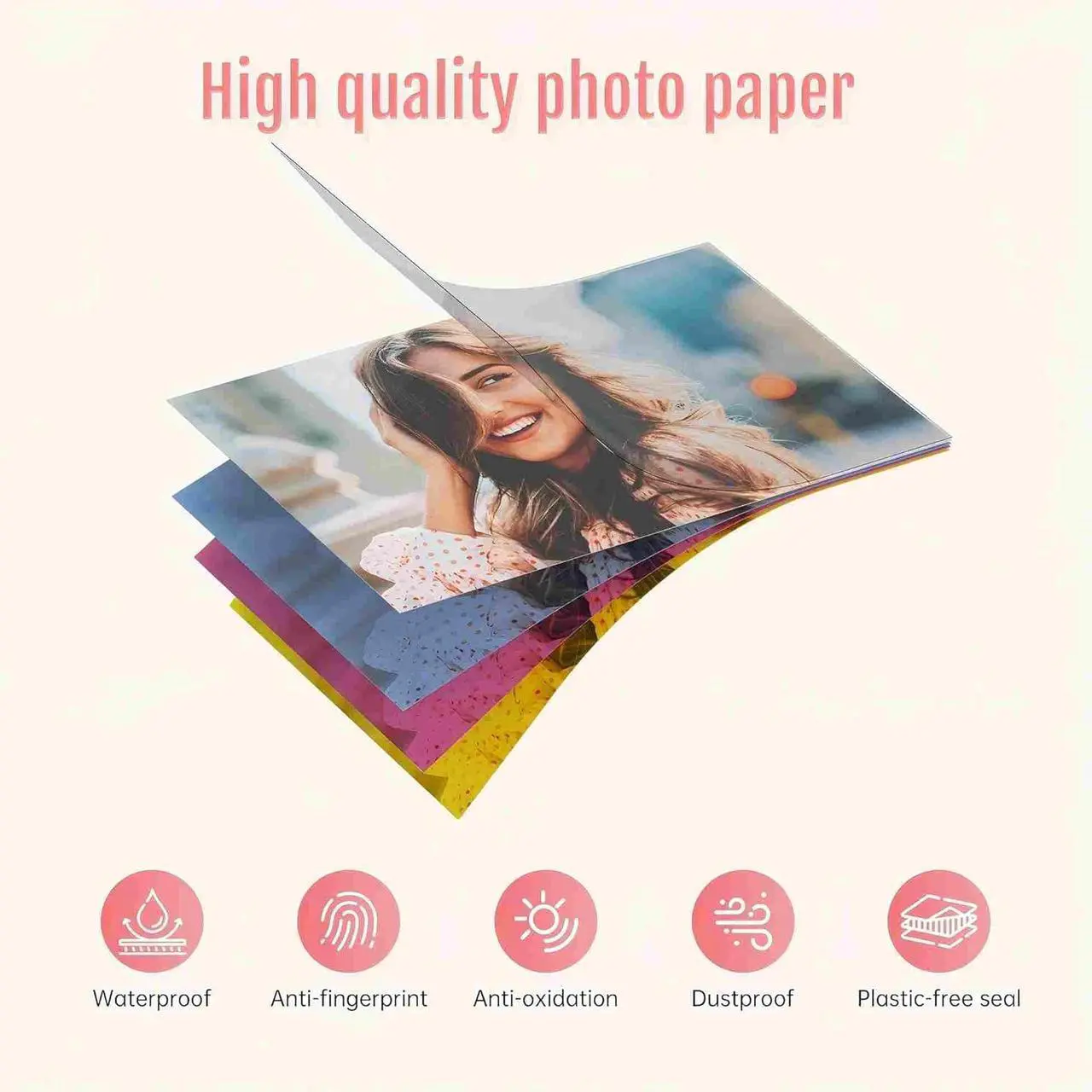 Alt view image 7 of 7 - Ennovor Mini Photo Printer for iPhone, Smartphone, Portable Instant Picture Printer with Bluetooth, Wireless Thermal Dye Sublimation Photo