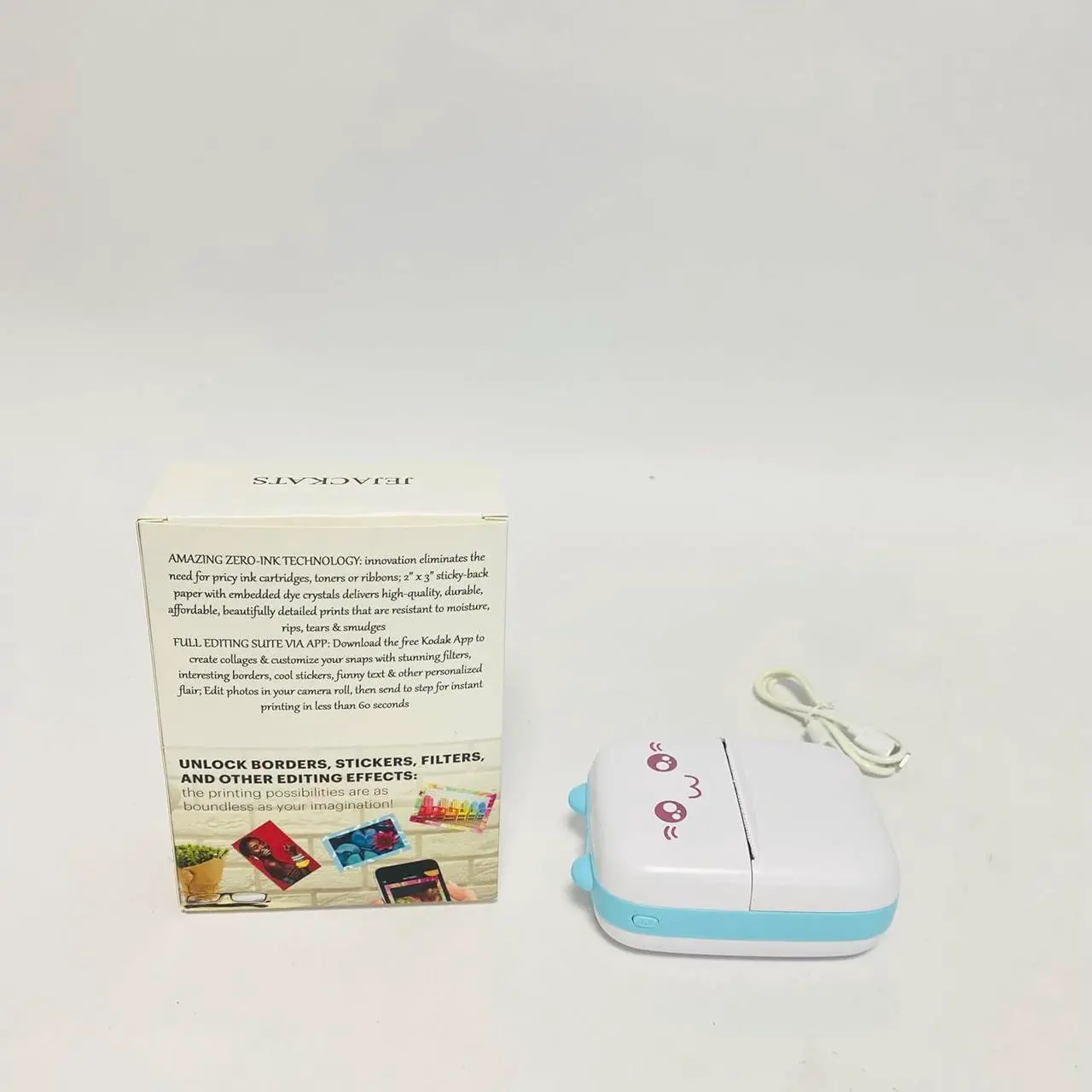 Alt view image 6 of 7 - Ennovor photo printer, mobile printer, full-color photo