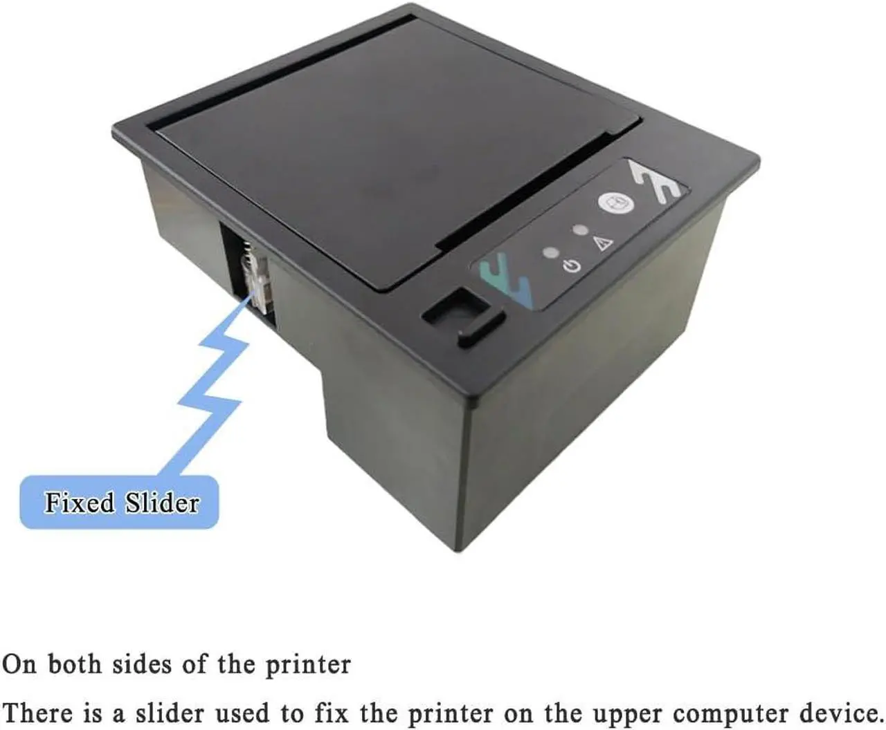 Alt view image 6 of 7 - Ennovor Thermal Label Printer Serial Port TTL/RS232 Sticker Printing Module Thermal Label Printer with Automatic Paper Cutting