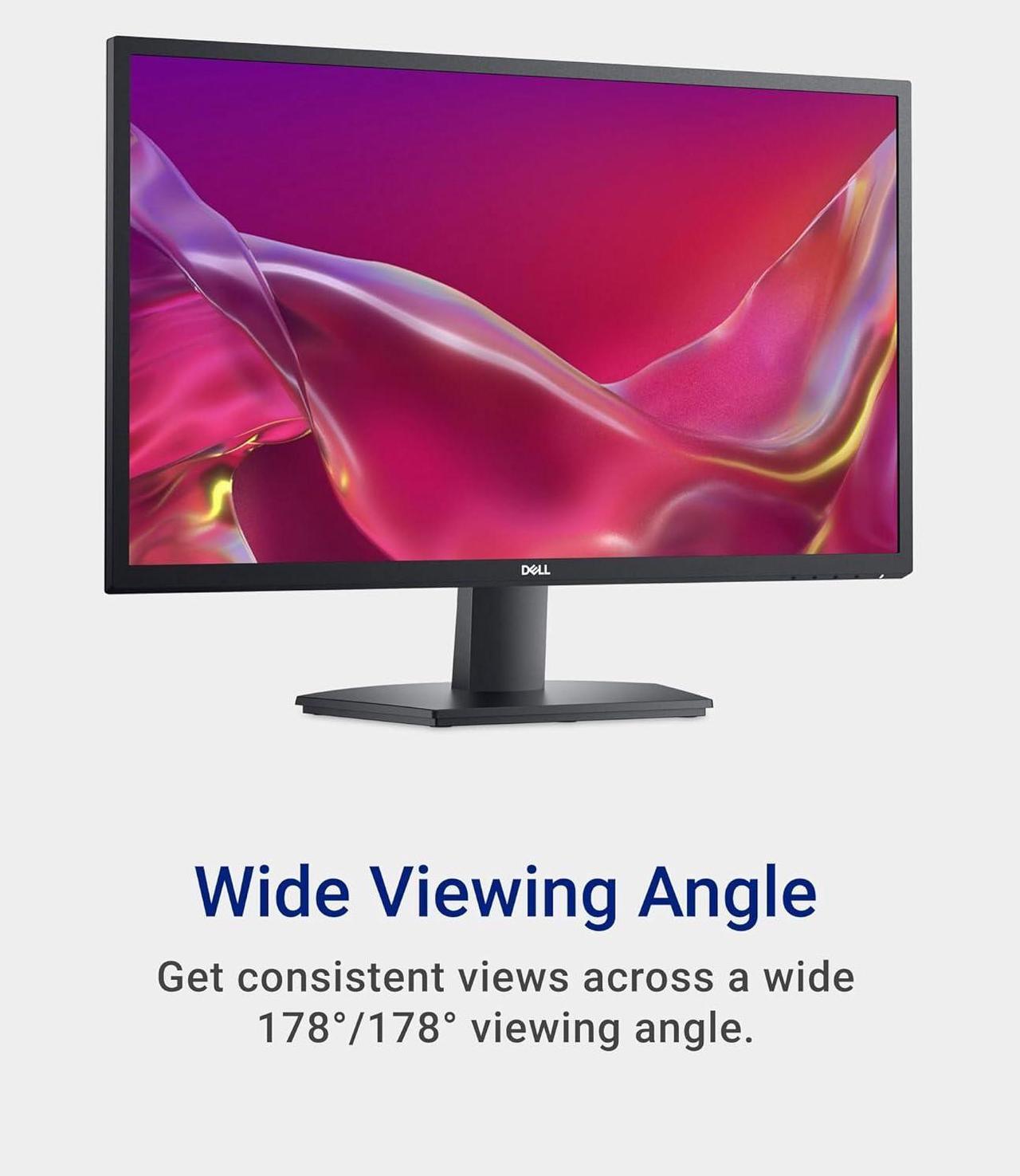 Alt view image 5 of 6 - Dell 27 SE2725H Monitor - 27-Inch Full HD (1920x1080), VA Panel, Tilt Functionality, Certified by TÜV Rheinland for 3-Star Eye Comfort - Black