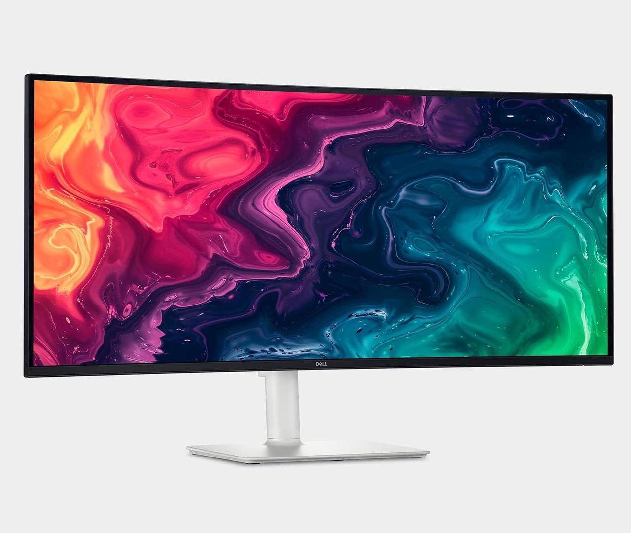 Alt view image 3 of 7 - Dell 34 Plus USB-C Curved Monitor - S3425DW - 34-inch (3440 x 1440) up to 120 Hz 21:9 Display, VA Panel, AMD FreeSync Premium, 99% sRGB, 95% DCI-P3, Integrated Speakers, 3000:1 Contrast Ratio