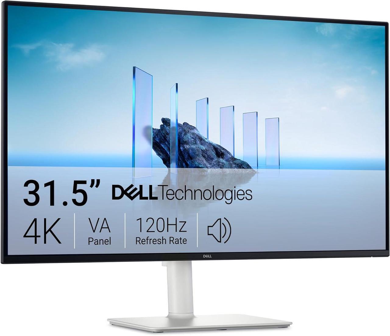 Main image of Dell 32 Plus 4K Monitor - S3225QS - 31.5-inch 4K (3840 x 2160) up to 120Hz 16:9 Display, VA Panel, AMD FreeSync Premium, 99% sRGB, 95% DCI-P3, 1500:1 Contrast Ratio, Comfortview Plus - Ash White