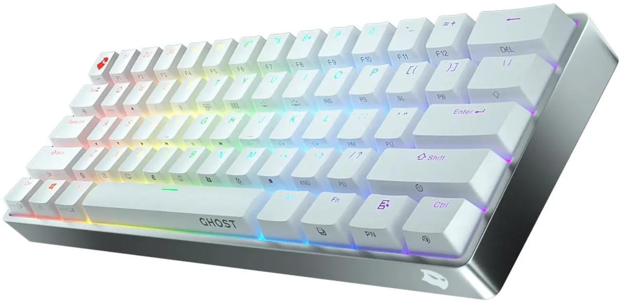 Alt view image 2 of 7 - Ghost Keyboards - A1 Aluminum Wireless Keyboard