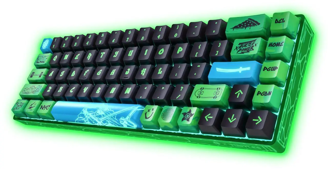 Main image of Banshee K68 Magnetic Switch Keyboard - Teenage Mutant Ninja Turtles (4 Colors in 1)