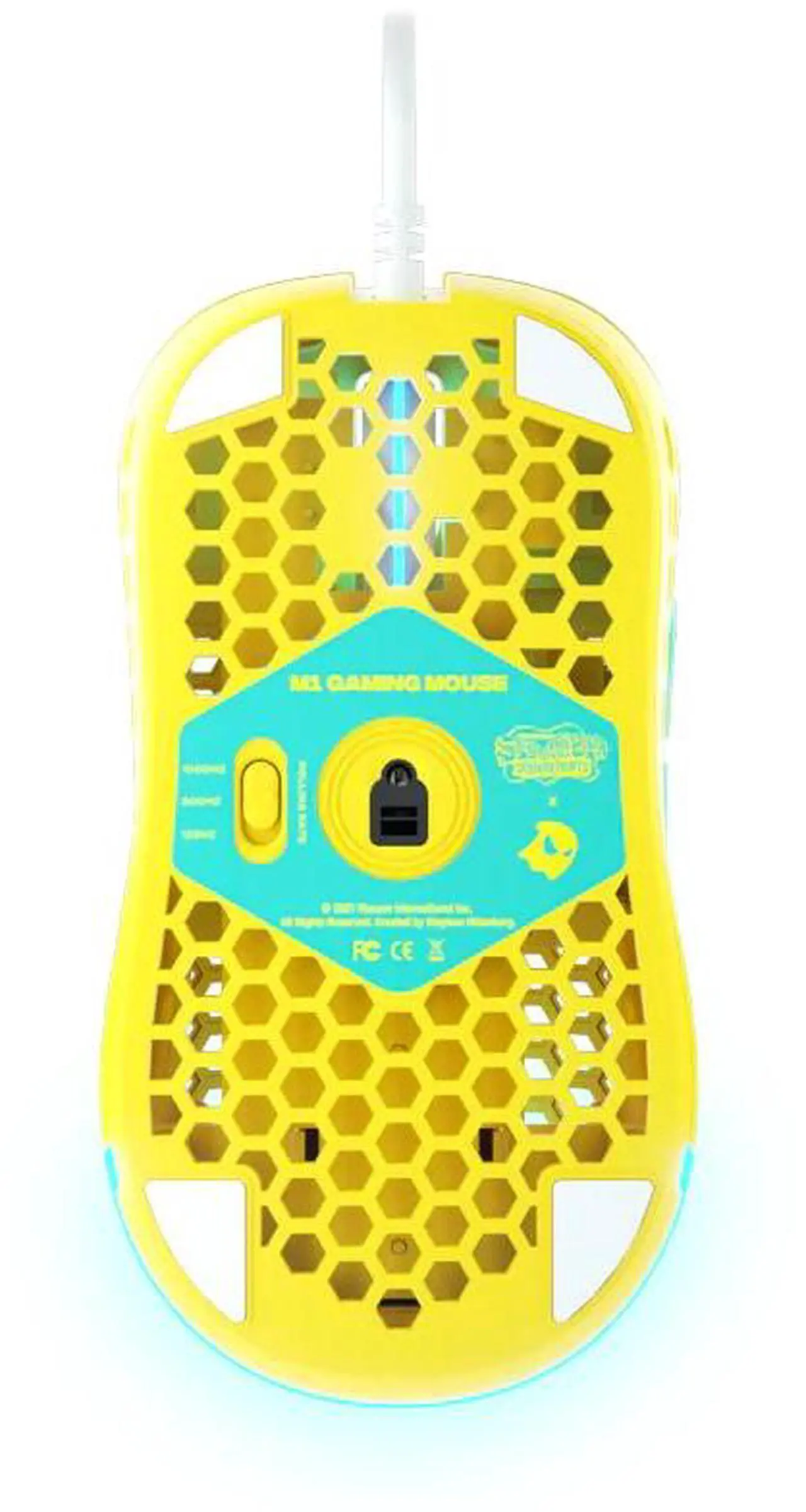 Alt view image 2 of 7 - SpongeBob X Ghost M1 UltraLight Gaming Mouse