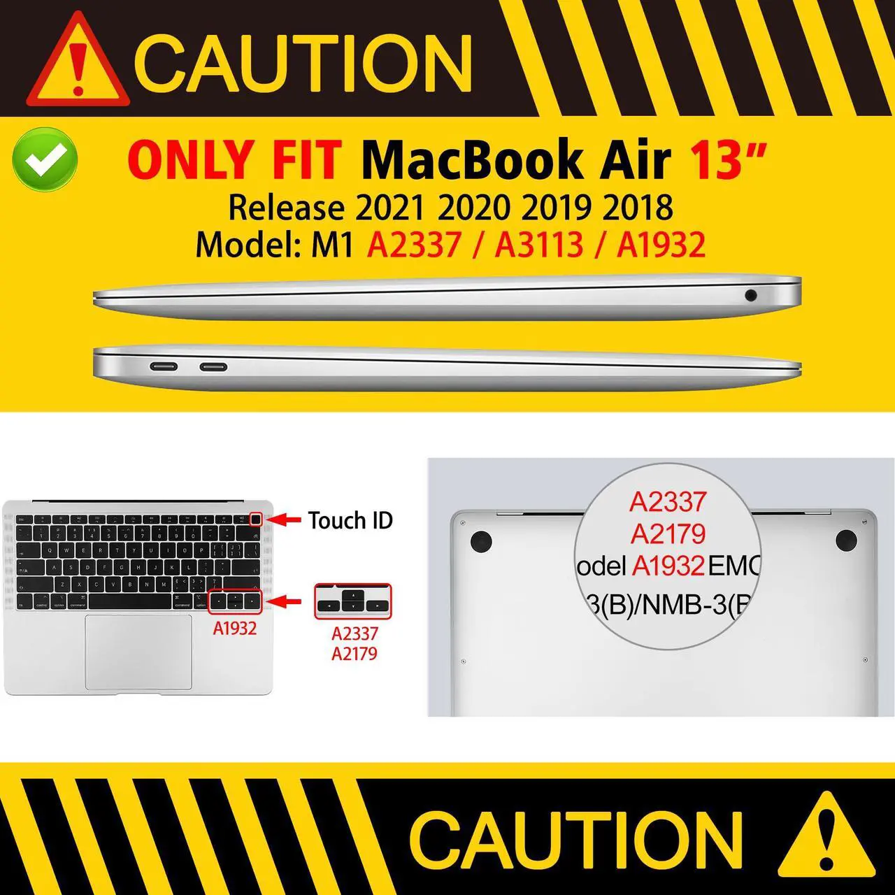 Alt view image 2 of 5 - May Chen Compatible with MacBook Air 13 inch Case 2022 2021, 2020-2018 Release Model: M1 A2337 A2179 A1932, Plastic Hard Shell Case Cover for Mabook Air 13 inch with Retina Dispaly, Watercolor Floral